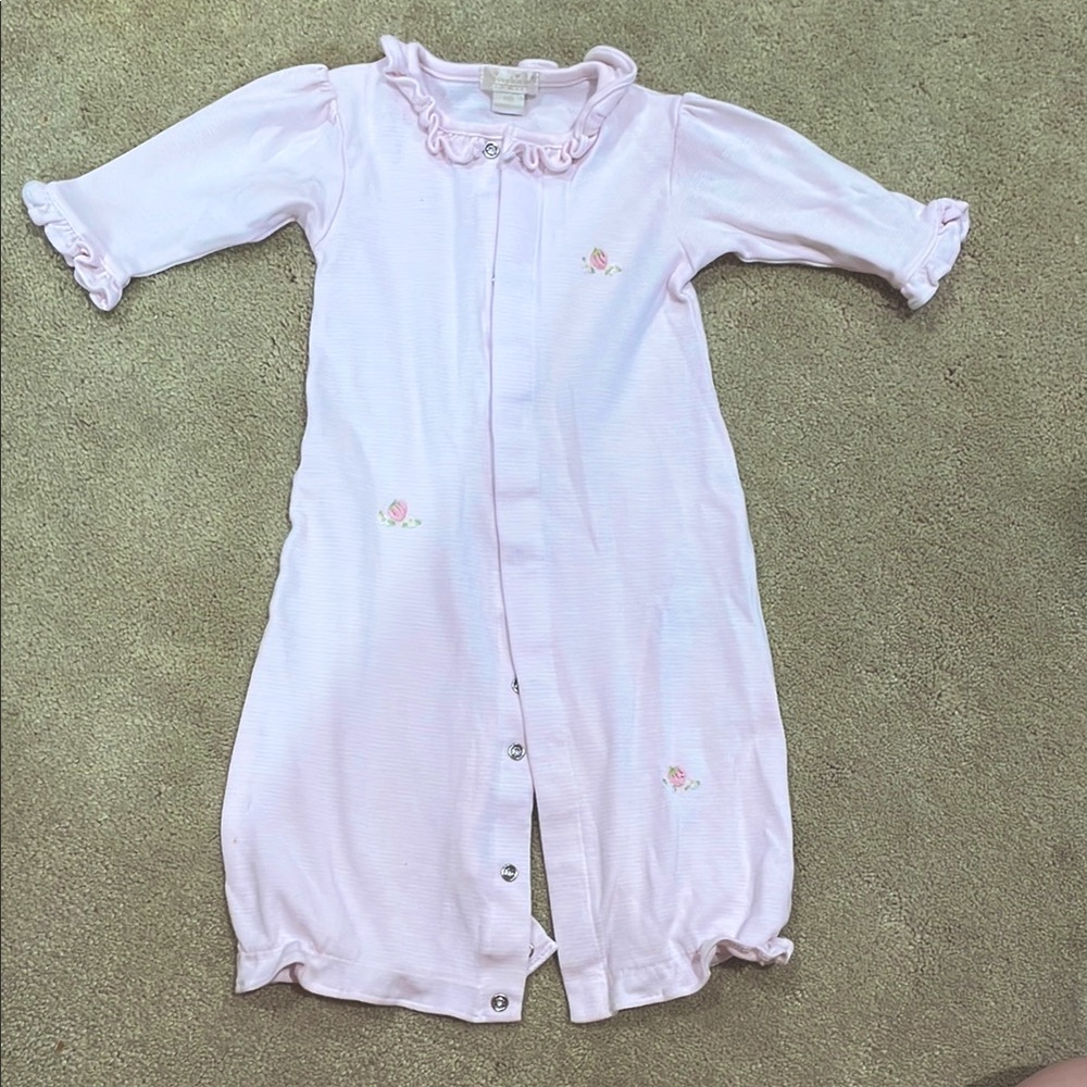 Kissy Kissy newborn gown pink strawberry